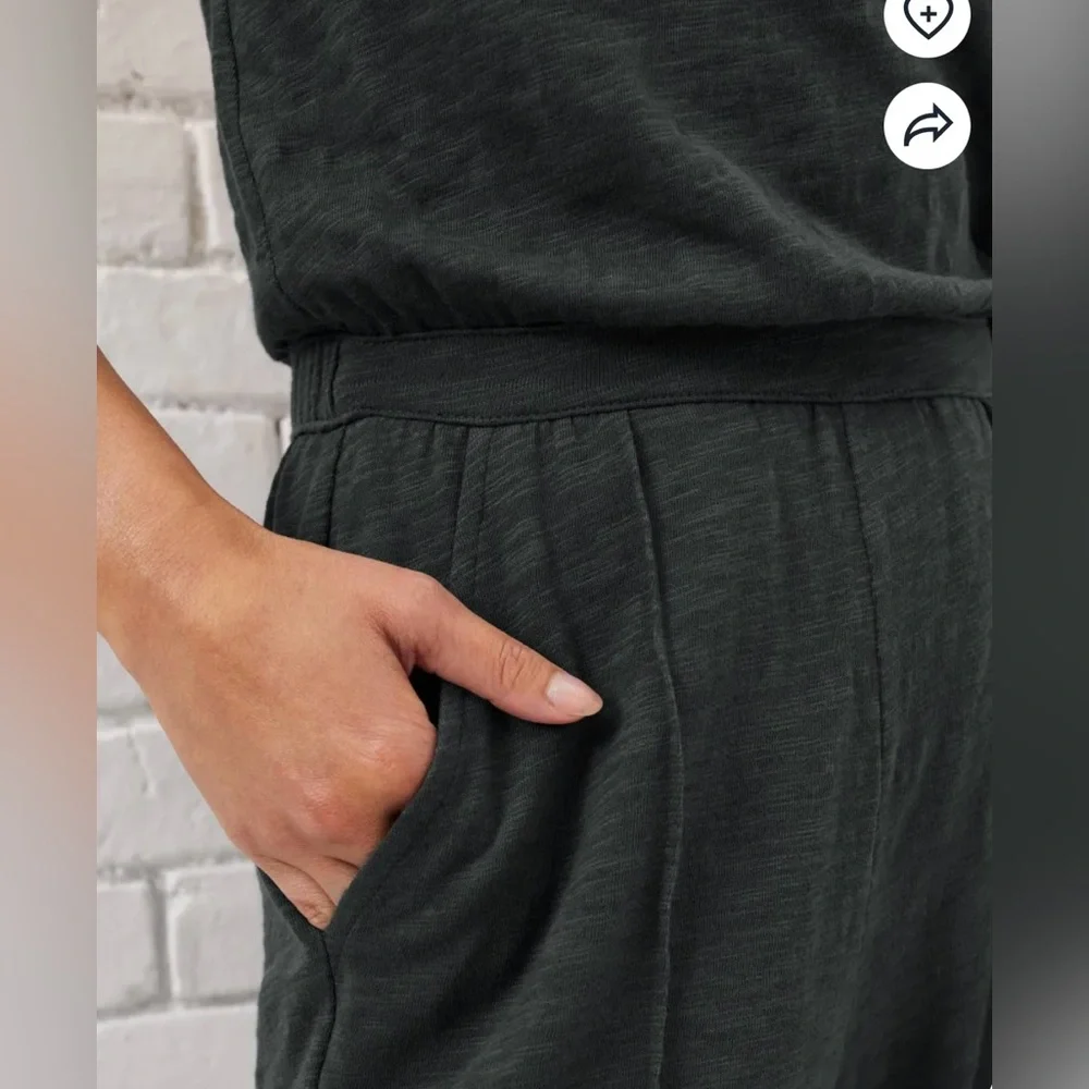 UPWEST Gray Knit Romper with Pockets - Picture 12 of 13